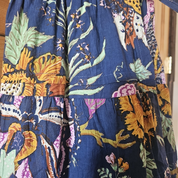 Floral Ruffle Wrap Dress - Picture 3 of 5